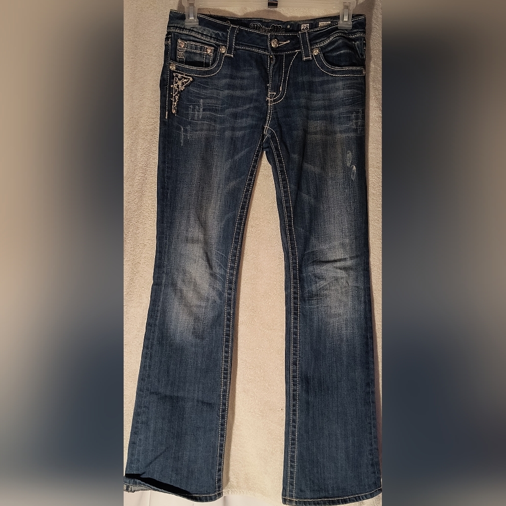 Miss Me Boot Cut Jeans, Size 28, Boot Cut, Low Rise Jeans,